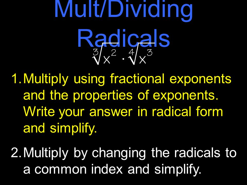 Solving Radical Equations and Inequalities